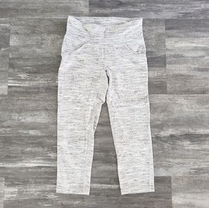 Grey Heathered LLD High Waisted Capri